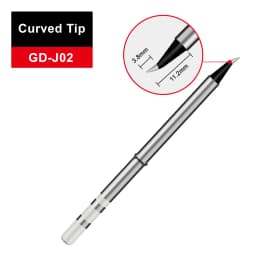 GVDA GD300 Soldering Iron Tips Heated Solder Head Soldering Station Replacement Tips Soldering Iron Sting Welder Iron Tips