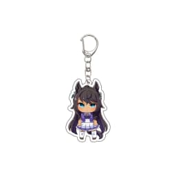55MM Anime Pretty Derby Keychain Oguri Cap Special Week Silence Suzuka Tokai Teio Key Chain Acrylic Model Plate Christmas Gifts
