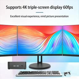 SZBOX X74 AMD Ryzen 5 7430U MINI PC Windows 11 Pro 2*DDR4 2*M.2 2280 SSD Lan WIIF6 BT5.3 Type-C Desktop MINI PC Gamer Computer