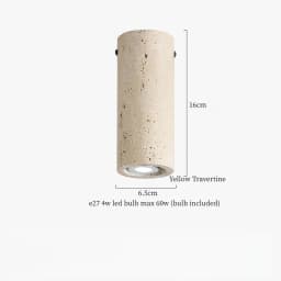 IWHD Japan Wabi Sabi LED Ceiling Lights Bedroom Bathroom Corridor Home Lighting Yellow Travertine Ceiling Lamp Lampy Sufitowe