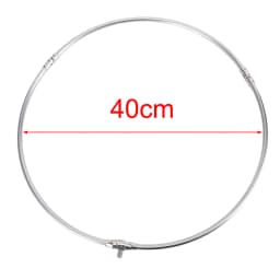 Stainless Steel Fishing Folding Net Brail Head Round Dipnet Tackle Accessory