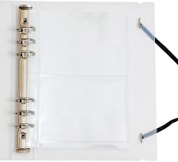 A5 A6 Zipper Binder Photo Card Collection Book Postcard Organizer Diary Notebook School Stationery
