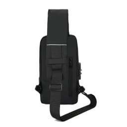 Password Lock Chest Bag, Anti-Theft Waterproof USB Charging Port, Multifunctional Sports Single Shoulder Crossbody Riding Bag