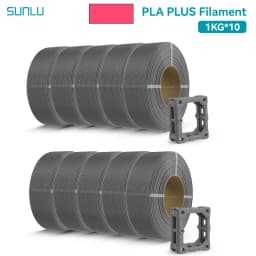 SUNLU 10KG PLA/PLA PLUS Filament 1.75mm 1KG Without Tray 3D Printer Filament for 3D Pen & Refill Filament