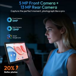 XGODY N02 Pro 10.1 Inch Android 15 Tablet 16GB RAM 256GB ROM Octa Core Widevine L1 Dual WiFi 7000mAh Pad for Study Entertainment