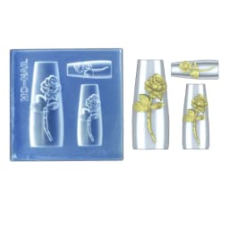 Flexible Silicone Carving Flower Art Mold for Crafting Intricate 3D Floral Designs in DIY Projects