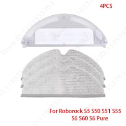 For Roborock S5 S50 S51 S55 S6 S60 S6 Pure Vacuum Cleaner Accessories HEPA Filter Mop Cloth Side Main Brush Spare Parts