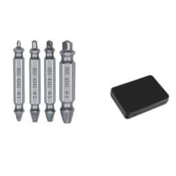 Damaged Screw Extractor Drill Bits Guide Set Broken Speed Out Easy Out Bolt Stud Stripped Screw Remover Tool