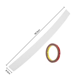Universal Car Trunk Door Guard Strips Sill Plate Protector Rear Bumper Guard Rubber Mouldings Pad Trim Cover Strip Car Styling