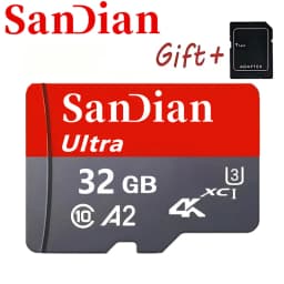 Bold SD Cards 128GB 512GB 32GB Memory Card Micro TF SD Card TF Cards for Body Camera/Phone/Digital Frame/PC Mac/Baby Monitor