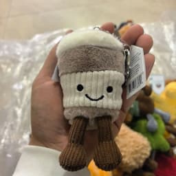 Plush Doll Series Cute Soft Rubber Key Chain Bag Pendant Plush Accessories Doll Car Pendant Holiday Gift. Plush Keychain