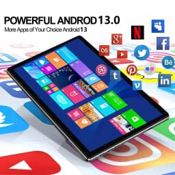 New 10.1 Inch Tablet Pc Android 13 Octa Core 8GB RAM 256GB ROM Dual 4G LTE Phone Call Bluetooth Dual WiFi Google Tablets