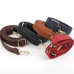 PU Leather Crossbody Bag Strap Adjustable Replacement Shoulder Bag Strap Lychee Pattern Detachable Handbag Belt for Women