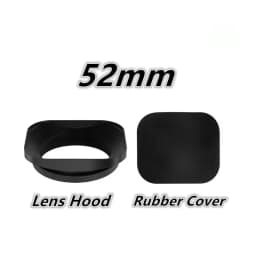 Square Shape Lens Hood 37mm 39mm 40.5mm 43mm 46mm 49mm 52mm For Canon Nikon Fujifilm Leica Panasonic