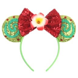 Fashion Moana Ears Headbands For Kid Hook Bow Maui Hair Accessories Women Frangipani Flowers Hairband Girl Spiral Conch Headwear