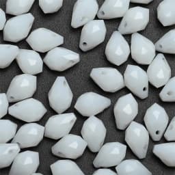 Austrian Crystal Teardrop Glass Beads 50pcs Briolette Waterdrop Pendant Loose Beads for Jewelry Making Bracelet DIY