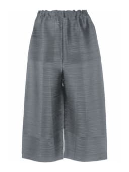 Miyake Summer New Women's Slim Pleated Open-ankle Wide-leg Pants