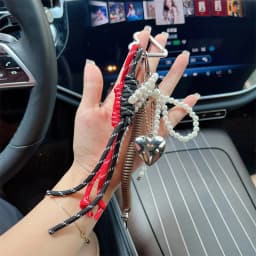 Handmade Baseball Personalized Keychain Creative Simple Diy Rope Pendant Y2k Tassels Trendy Accessory Gifts