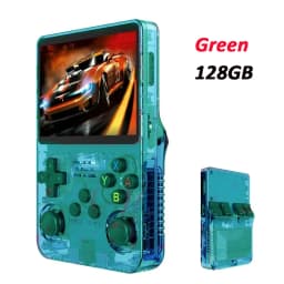 R36S Retro Handheld Game Console Linux System 3.5 Inch IPS Screen Portable Pocket Video Player 64GB 128GB Games Kid Boy Gifts
