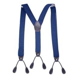 3.5 X 120cm Button Suspenders Men Braces Dark Brown Leather Vintage Pants Strap Belt for Trouser Jockstrap Hombre Suspensorios