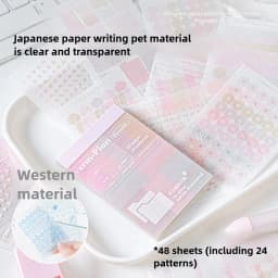 Muilti-Functional Stickers&Memo Note Pad Book Journal Scrapbook Mark Sticker School Stationery