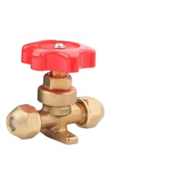 Diaphragm Split Valve Air Conditioning Cold Storage Refrigerationing Manual Valve Ccrew Solder Copper Pipe Straight Fittings