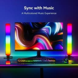 RGB Pickup Night Light Gaming Music Rhythm Lights Bar USB LED Table Lamp Remote Control Setup Gamer Decor Children Gift