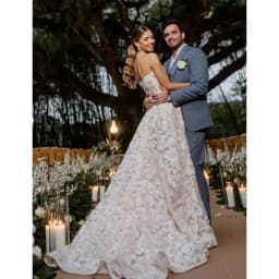 Customized Off The Shoulder Luxury Sequined Lace A Line Wedding Dresses Strapless Vintage Boho Bridal vestidos de novia