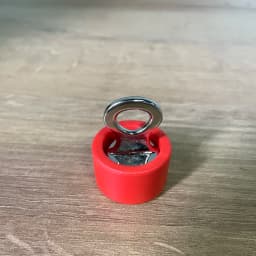 Rose Red Plastic Lock with Steel Pin PVC Cap Magnet Key Pink Magnetic Lock for Restraint Belt Patient Safety Hospital Transport