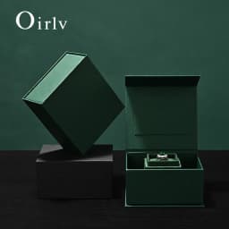 Oirlv Ring Box Ingeniously Designed with a Specialized Slot for Secure Jewelry Placement Boasting a Sophisticated Structure Gift