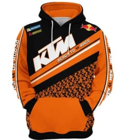 KTM Ready To Race KTM Racing Men and Women 3D Full Printing Hoodie S-6xl