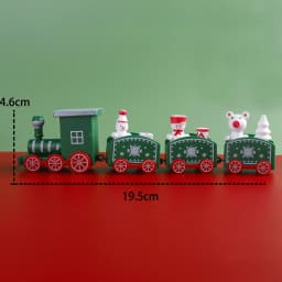 Plastic Train Christmas Decorations Santa Claus Children's Day Gift Toys Props Scenarios Decorating The Family Table
