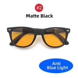 VIVIBEE Night Vision Blue Light Blocking Glasses Men Square Computer Eye Eyeglasses Gaming Women Orange Eyewear