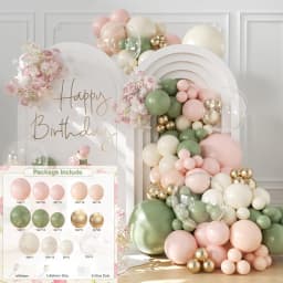 Pink wedding decoration latex balloon arch set for large-scale performances at Christmas, Valentine's Day, birthday parties