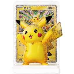 30th Anniversary Pikachu Figure Set Genuine Pokemon Dream Painting Pikachu Figure Simplified Chinese PTCG Collectible Cards Gift