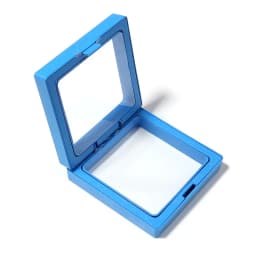 Transparent PE Floating Frame Display Case Jewelry Earring Antioxidant Storage Box Gifts Elastic Film Dustproof Packaging Box
