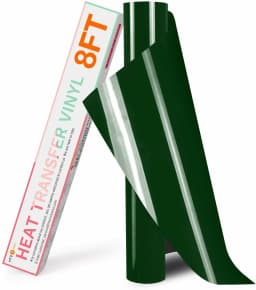 HTVRONT 12inX8ft/30x240cm Elastic Heat Transfer Vinyl Roll for T-shirt Garment Clothing Printing Craft Iron on DIY HTV Film