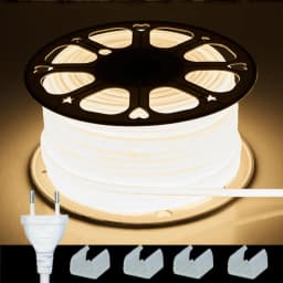 Waterproof 10M 20M 30M 220V COB LED Strip Neon Light High Brightness 288LEDs/M Soft Cuttable COB Led Tape Lights For Room Decor