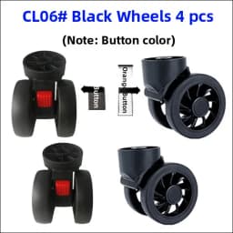 Universal Wheel Luggage Tool Box Wheel Bag Accessories Travel Suitcase Foot Wheel Luggage Carryon Spinner Wheel Removal