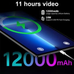 Global Version 14 Inch Tablet PC Big Screen 1920x1200 IPS 16+512GB Tablet 14" Android 15 4G LTE Game Study PAD 12000mAH Battery
