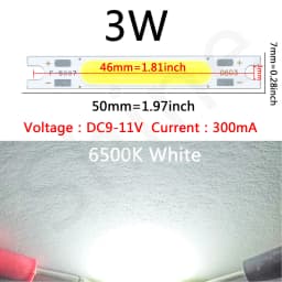 8pcs LED COB Lamp Beads Chip High Power 1W 3W 5W DC3V 9V 12V 15V For LED Car Bicycle Flashlight Wall Lamp Lights Tube Repair DIY