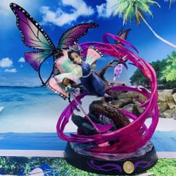 36cm Animation Ghost Blade Gk 1/6 Insect Column Butterfly Bear Character Model Hand-Made Fighting Form Ornaments Toy Gift
