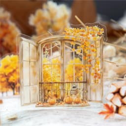 30 Sheets Autumn Fall Leaves Theme PET Stickers for DIY Craft Scrapbooking Collage Guitar Phone Case Decoration