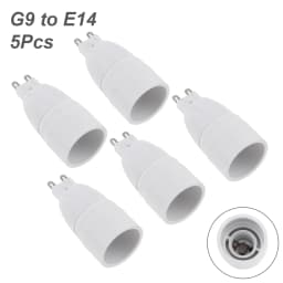 5pcs G24 G23 GU24 GU10 B22 to E26 E27 Lamp Base E26 E17 E12 to E14 Lamp Holder Converter Socket Adapter For LED Corn Bulbs Light