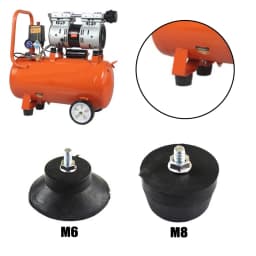 1pc Air Compressor Foot Pad Black Rubber Pad Shockproof Components Replacement For Air Pumps Oil-Machines