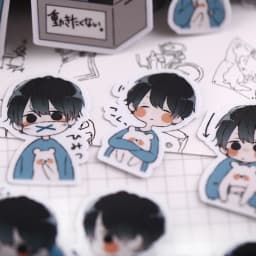 32pcs Cute Boy Stickers For Car Styling Waterproof Bike Motorcycle Phone Book Travel Luggage Toy Funny Sticker Decals
