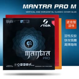 STIGA MANTRA PRO M / H XH Table Tennis Rubber Pips-In Offensive Made in Japan Original STIGA Ping Pong Sponge