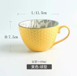 European Style Ceramic Coffee Cups Milk Tea Breakfast Mug Cappuccino Flower Cups Latte Kitchen Tableware High-grade