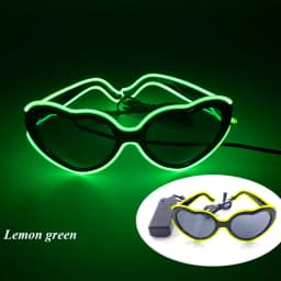 New Party Glasses Luminous Colorful LED Glasses Lighting Up Nightclub DJ Bar Music Dance Party Young Man Children Birthday Gift