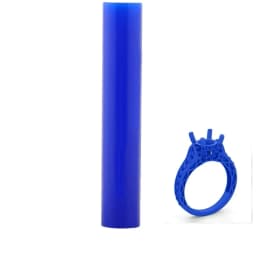 PHYHOO Ferris Carving Wax,Wax Ring Molds Tubes, Blue Color Wax Patterns Ring,Polishing Engraving Accessories